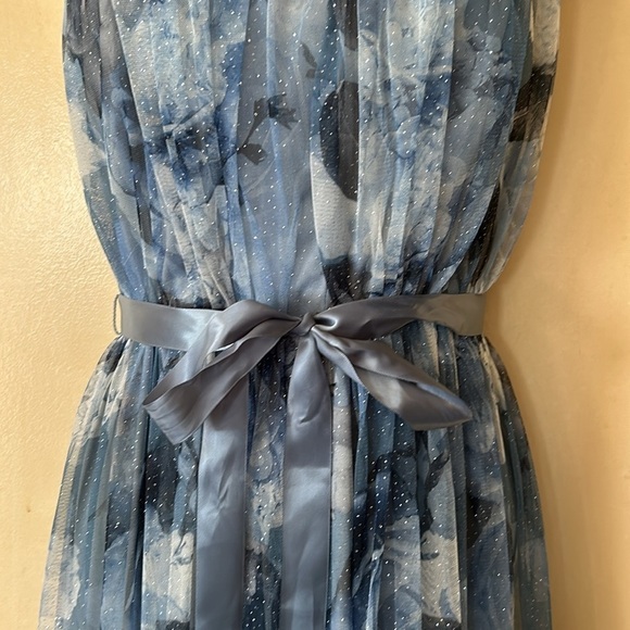 Candalite Petite ethereal shades of blue sparkling dress size SP - Picture 4 of 10